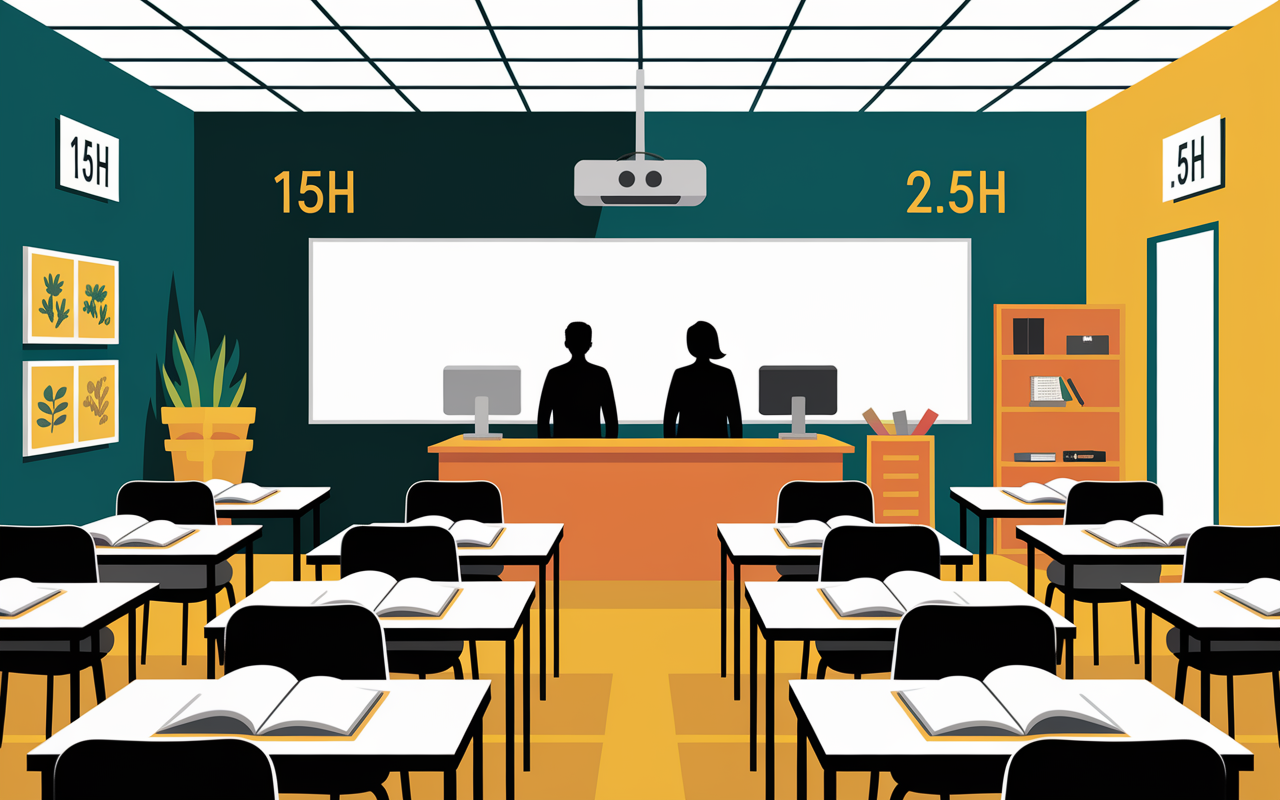 Salle classe mise en situation pratique bac pro métiers de l'accueil