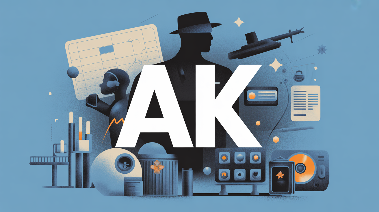 Illustration AK signification business tech militaire