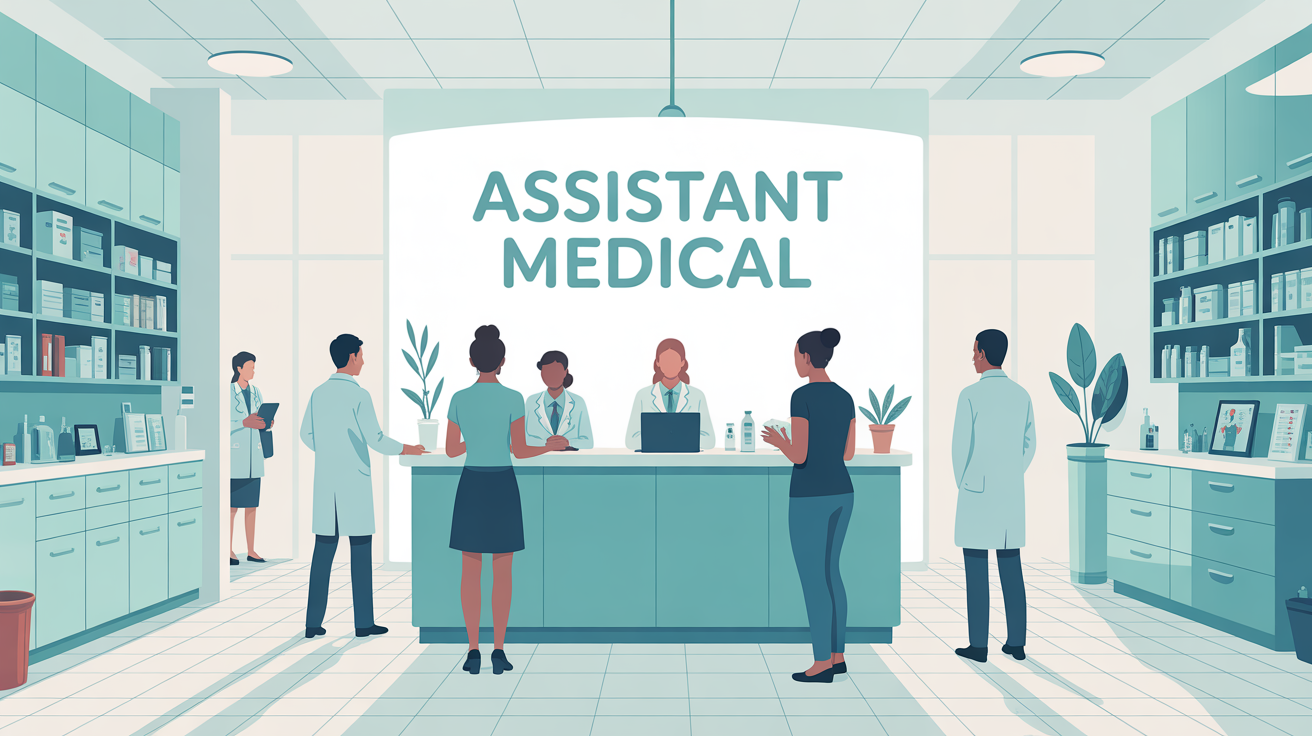 Assistant medical dans cabinet, accueil et materiel medical