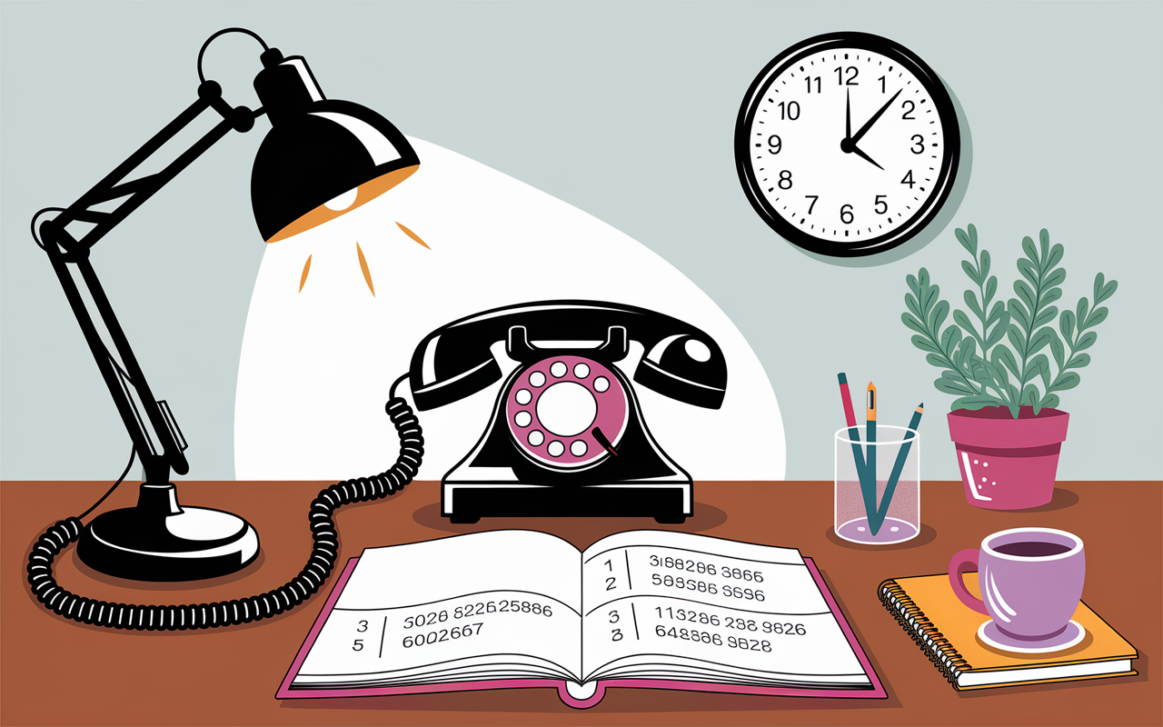 Téléphone et carnet numéros horaires Klarna