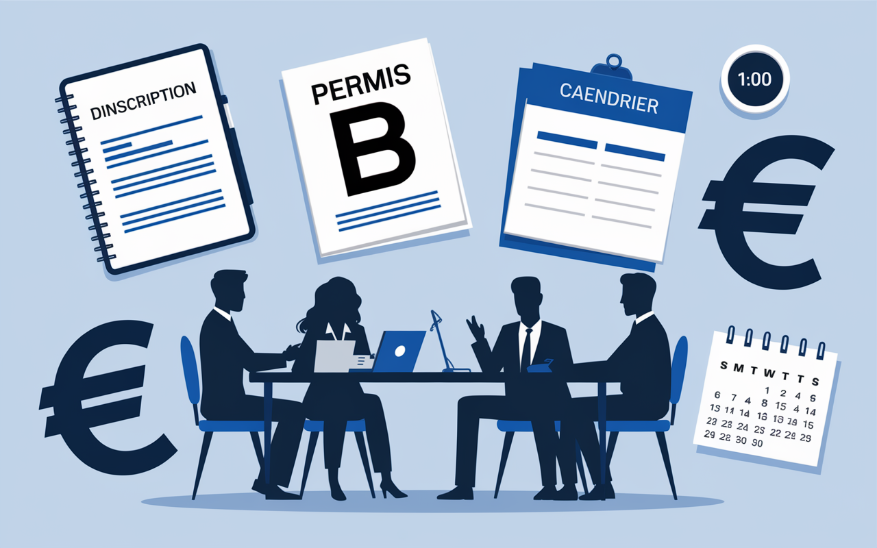 Auxiliaire ambulancier inscription dossier permis