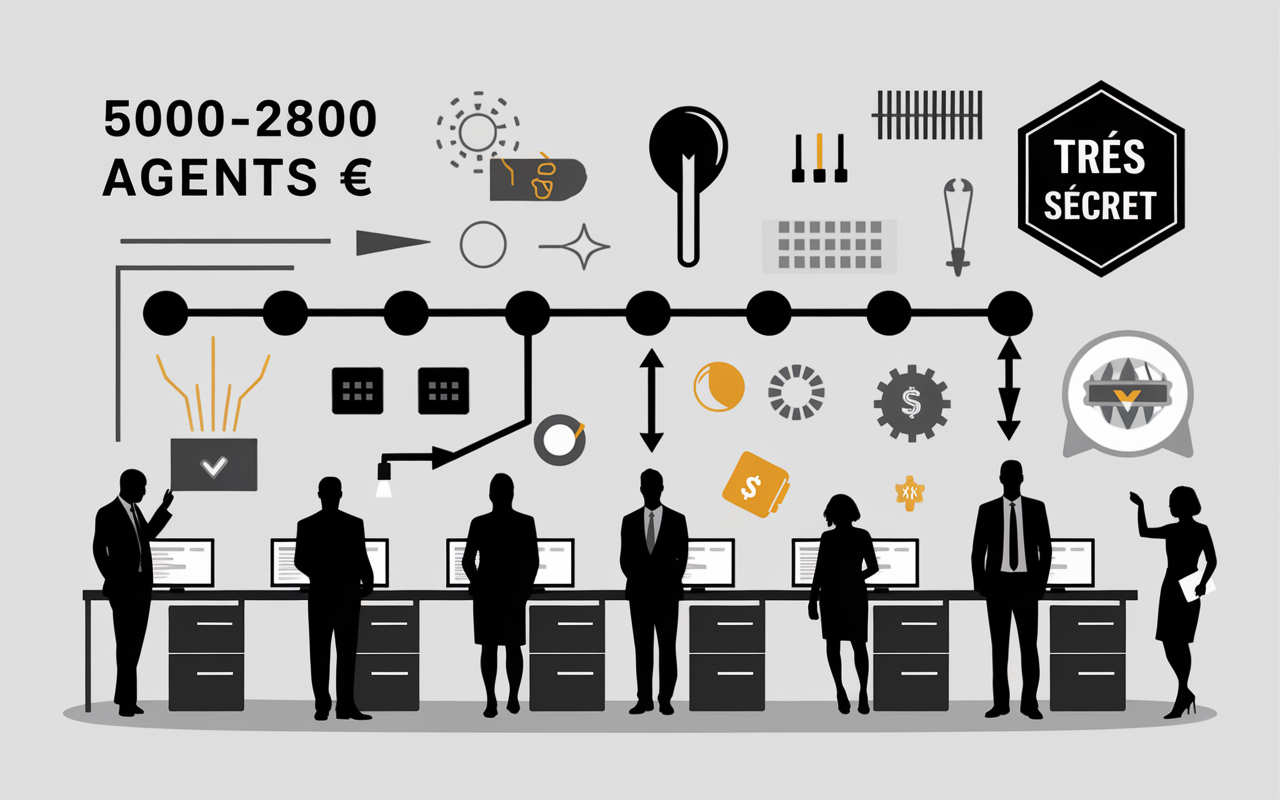 Processus recrutement agent secret France, tests et badge