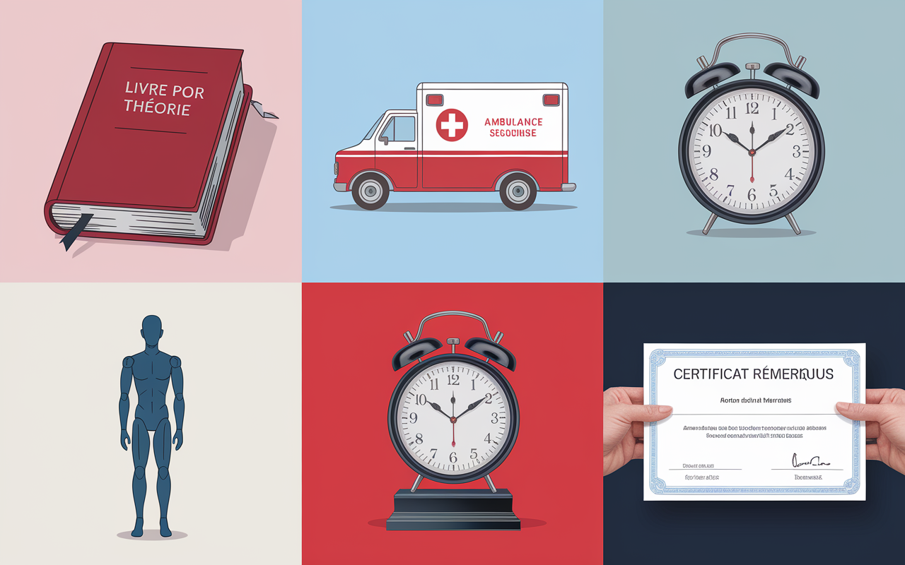 Formation modules stages auxiliaire ambulancier