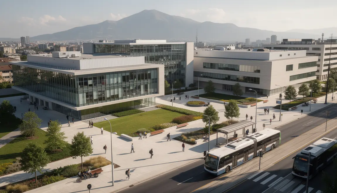 vue aerienne campus Sciences Saint Charles Marseille
