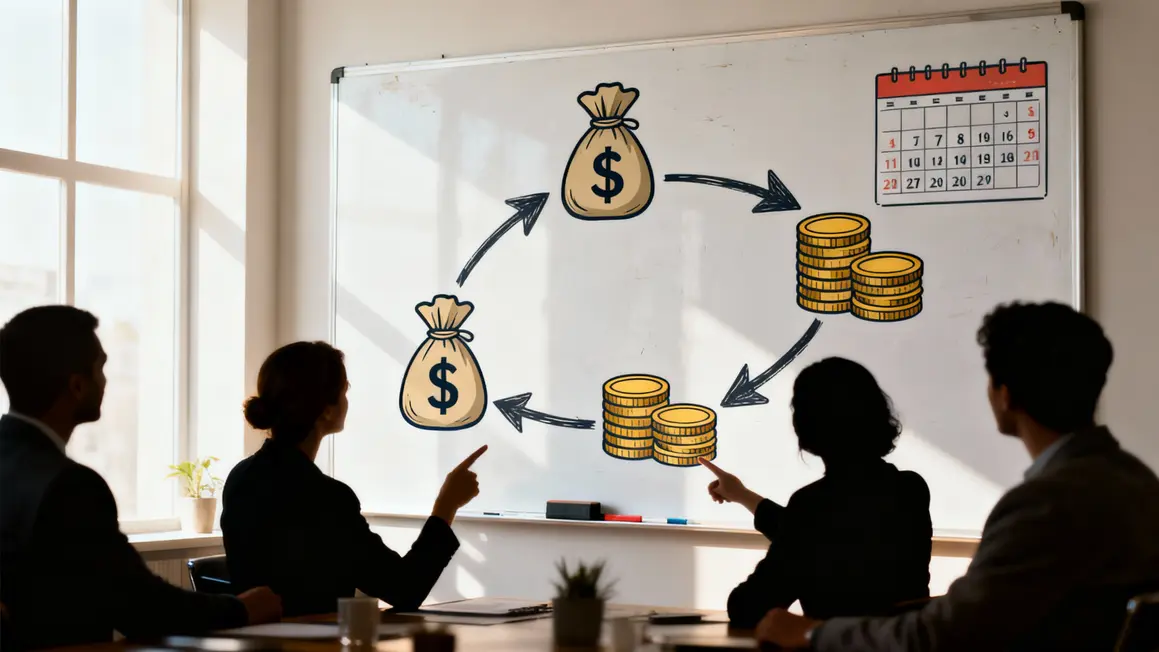 tableau blanc flux financiers tresorerie