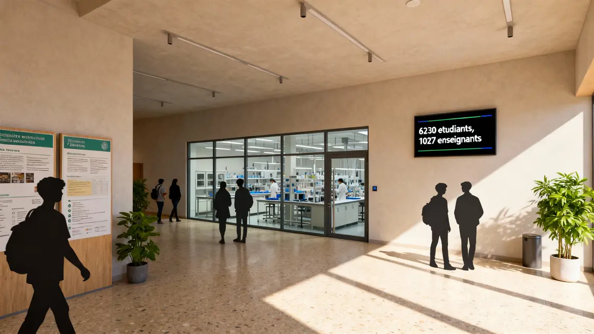 hall entree campus Sciences Saint Charles chiffres effectifs