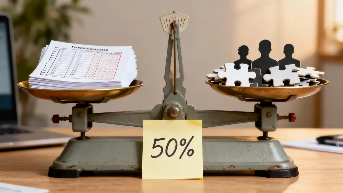 Balance, tests de personnalité RH, 50% post-it