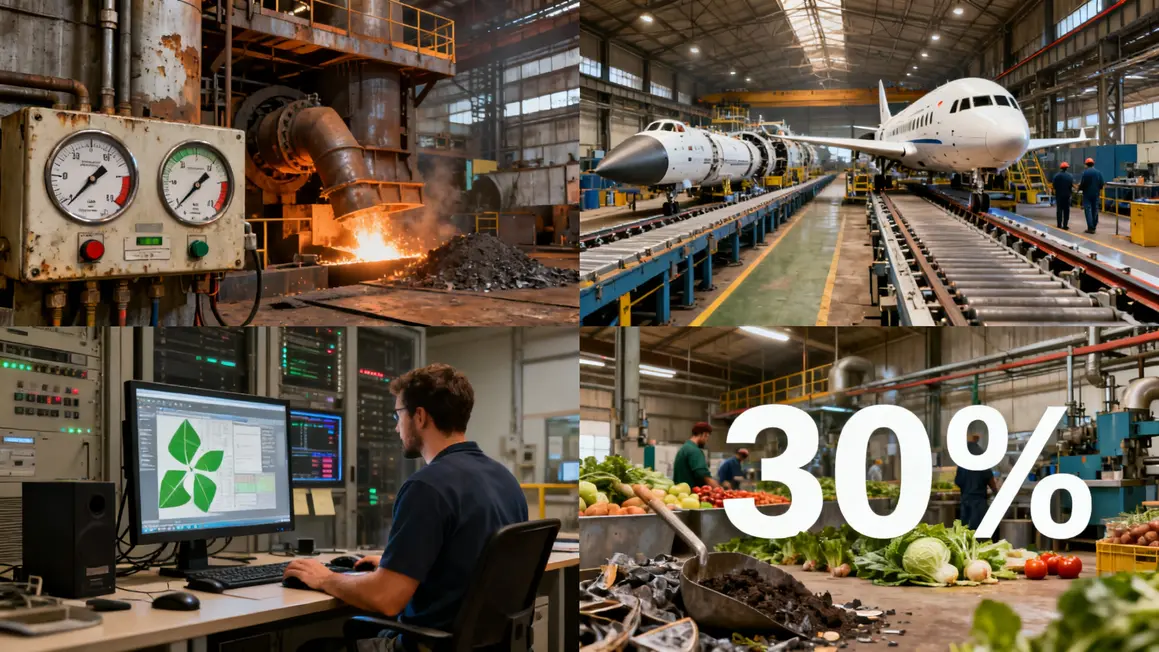 tableau enjeux industriels usine énergie délais déchets