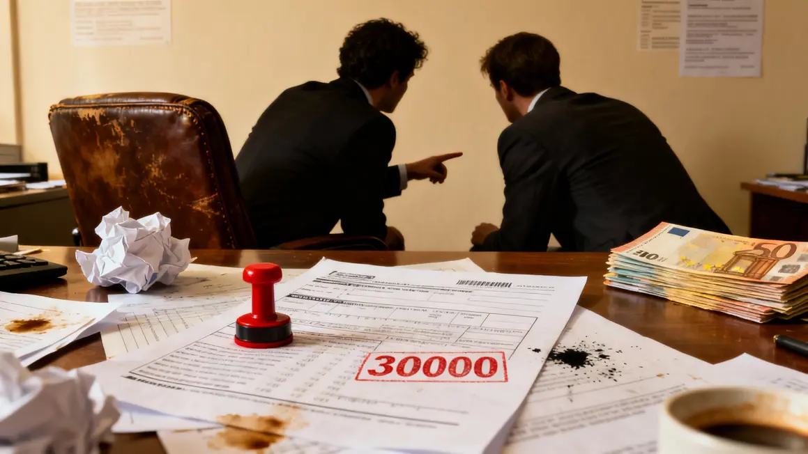 Documents avec sanction 30000 CHF, bureau entreprise suisse