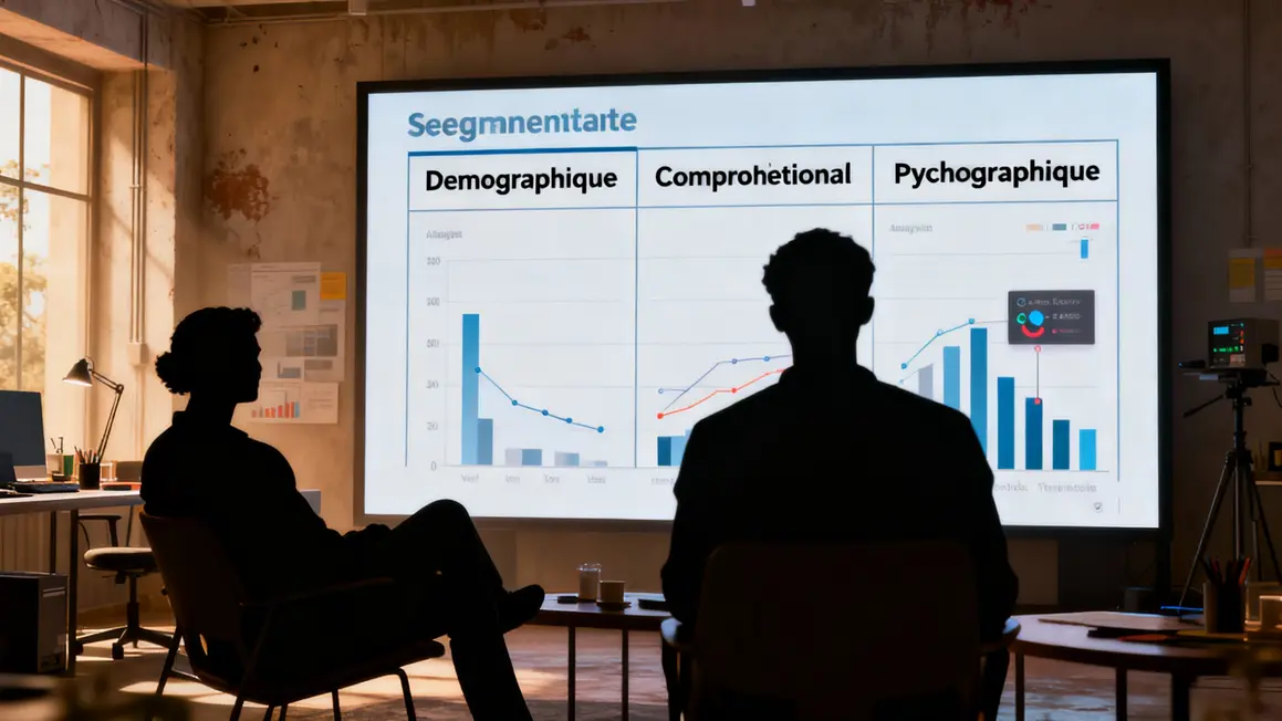 Tableau segmentation demographique comportemental psychographique