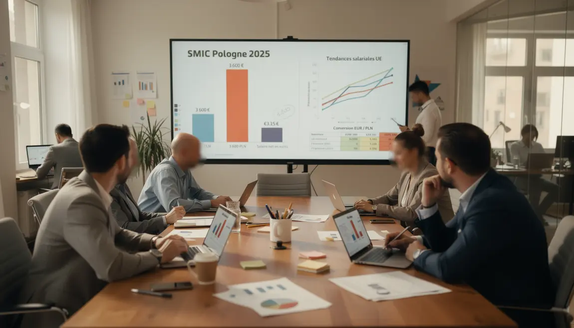 SMIC polonais 2025 conversion euro graphique RH