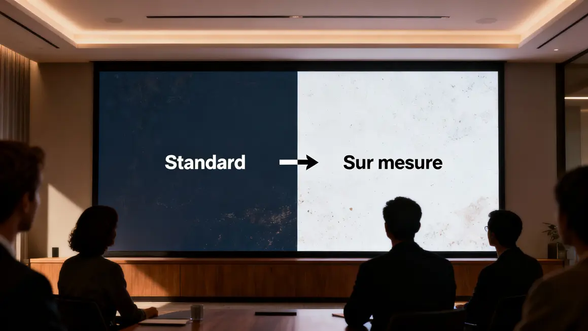 tableau comparatif outils standard sur mesure adaptabilité