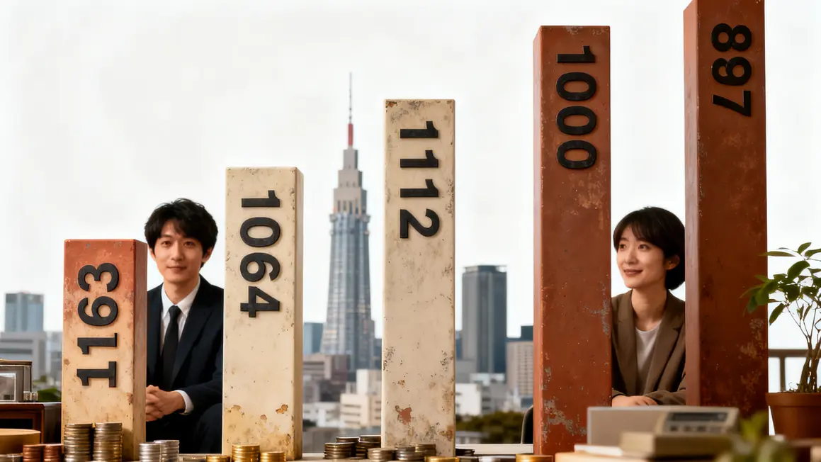 Barres SMIC horaire Japon Tokyo Osaka chiffres