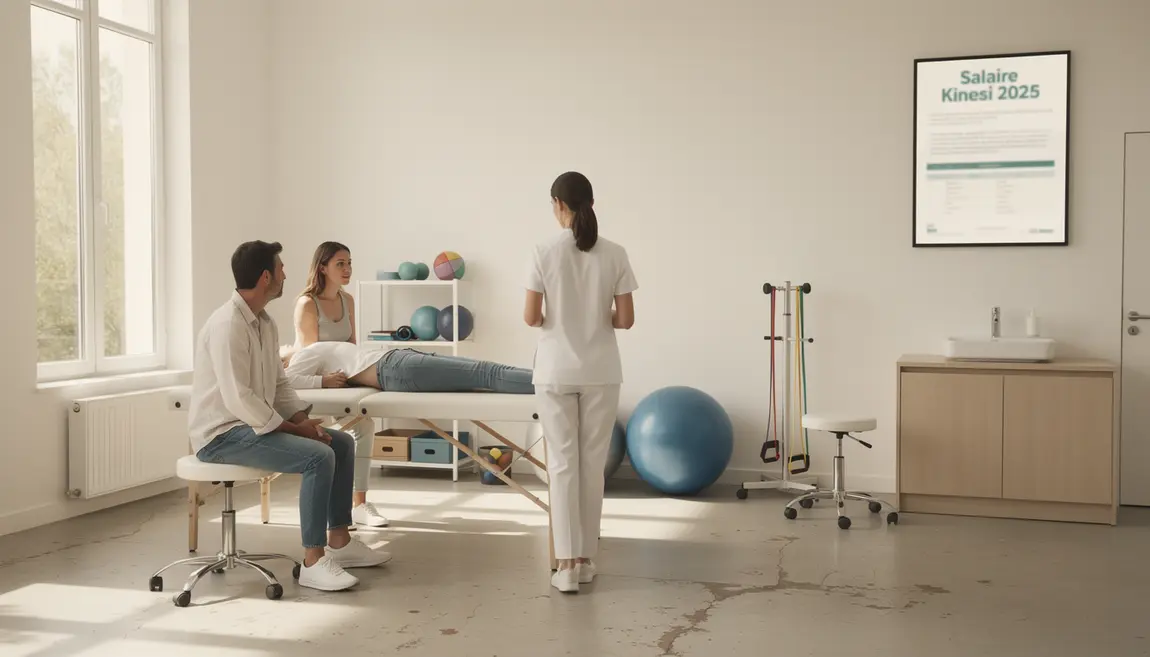 cabinet kinesitherapie France 2025 salaire