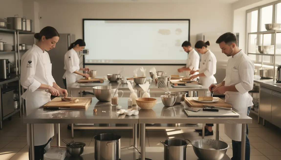Salle formation culinaire Ecole Ducasse 2025