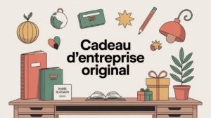 cadeau entreprise original objets sur bureau moderne