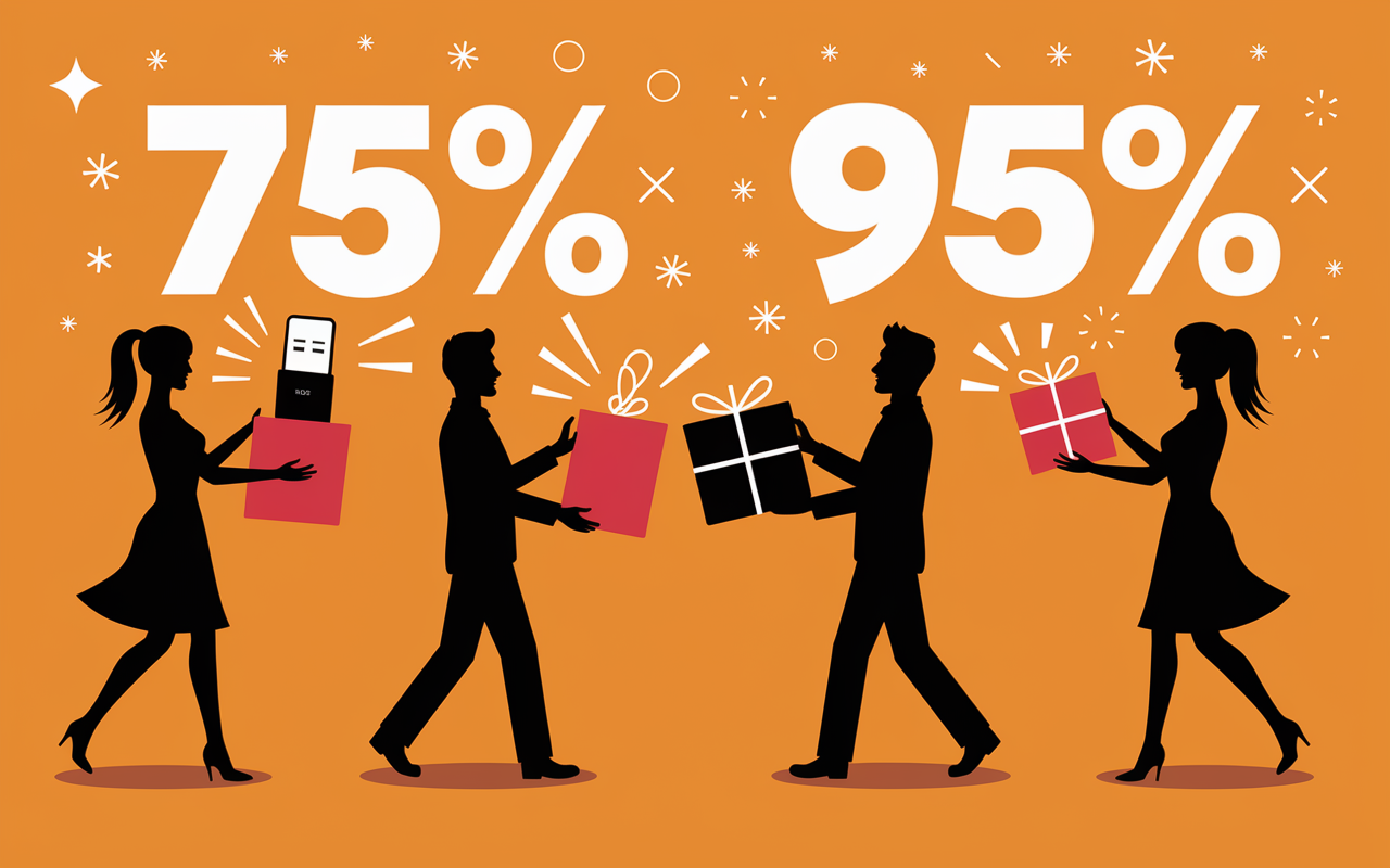 cadeau entreprise original silhouettes effet surprise